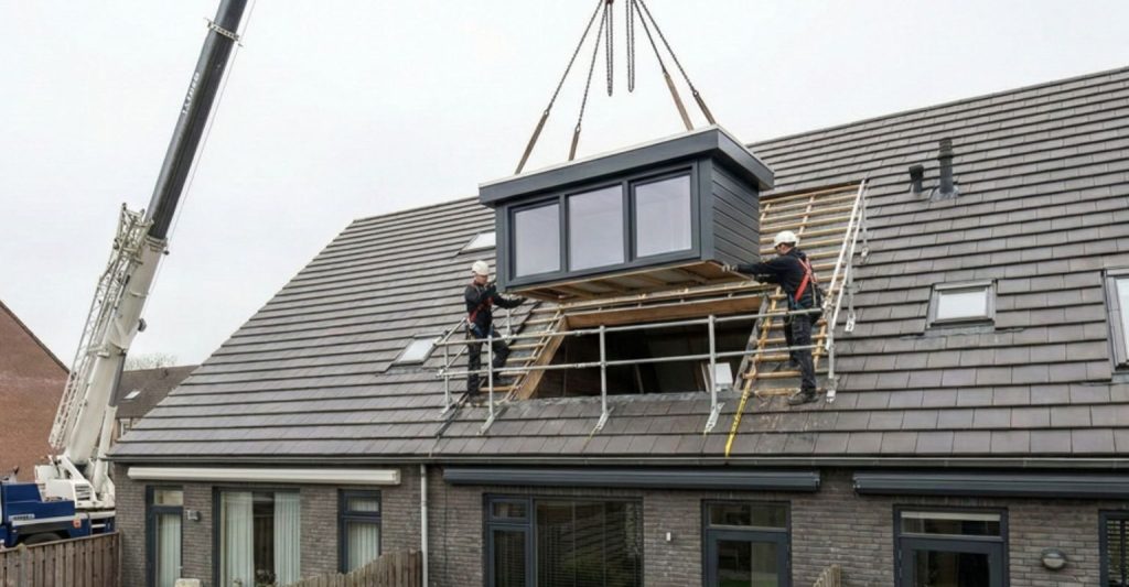 Dakkapel in Vlissingen - Prefab dakkapel